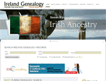 Tablet Screenshot of ireland-genealogy.com